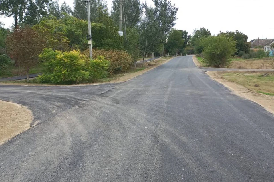 В Зеленокумске на Ставрополье отремонтировали дорогу0