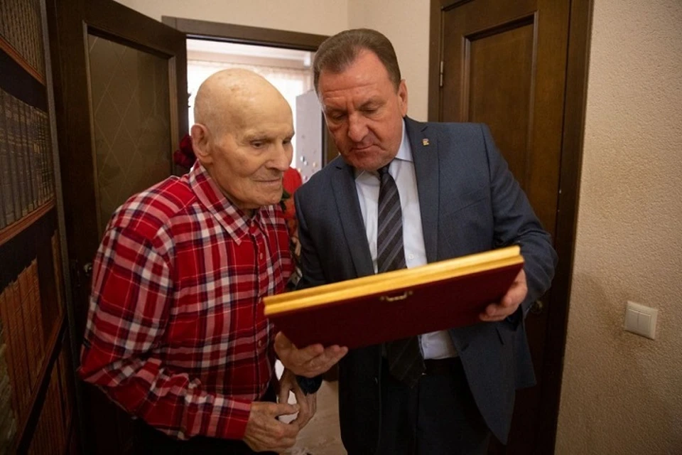 Ветерана Великой Отечественной войны в Ставрополе поздравили с 99 днем рождения0