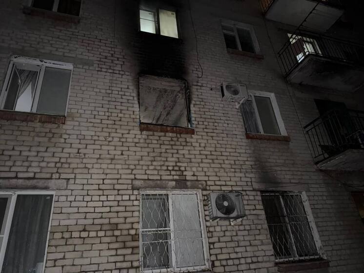 Житель Невинномысска пострадал при пожаре