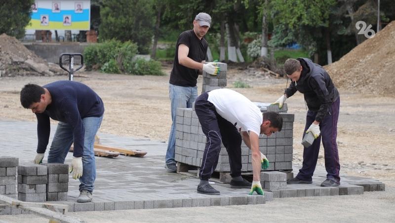 18 новых общественных зон благоустроили в сёлах Ставрополья