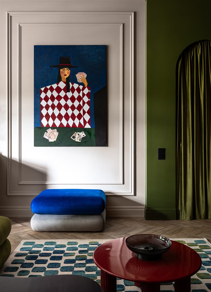 Бескомпромиссный красный в интерьере пространства для мероприятий — проект студии The Key