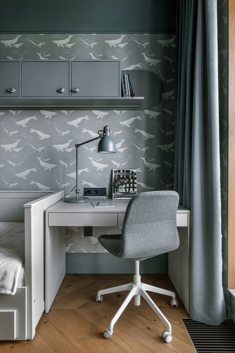 Красочный интерьер таунхауса для семьи дизайнера — проект студии Deconova