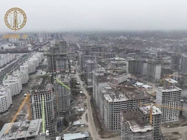 Глава Чечни проверил ход масштабного строительства в Грозном