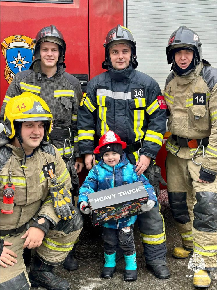 МЧС исполнило мечту маленького переселенца из Белгородской области