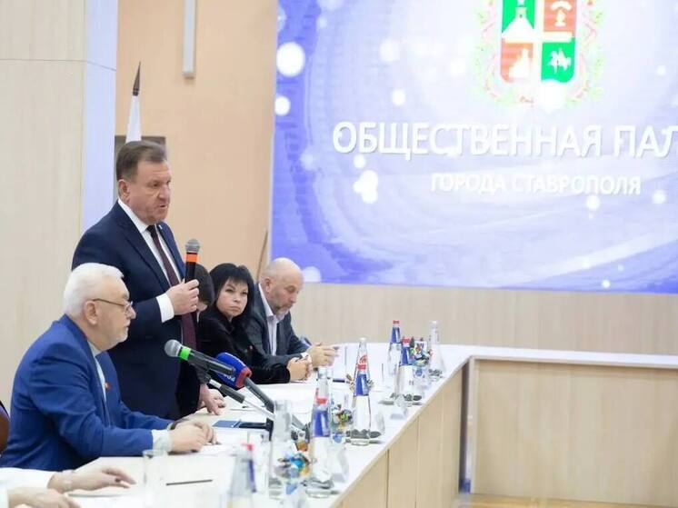 Мэр Ставрополя провёл итоговое заседание Общественной палаты города
