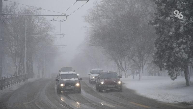 Мокрый снег, дождь и гололёд ожидают жителей Ставрополья 22 и 23 декабря