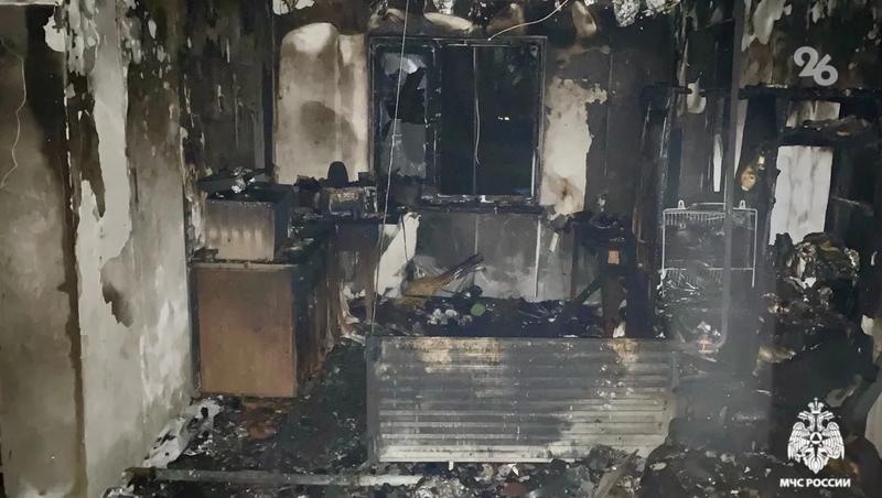 Мужчина погиб при пожаре в жилом доме в селе Донском