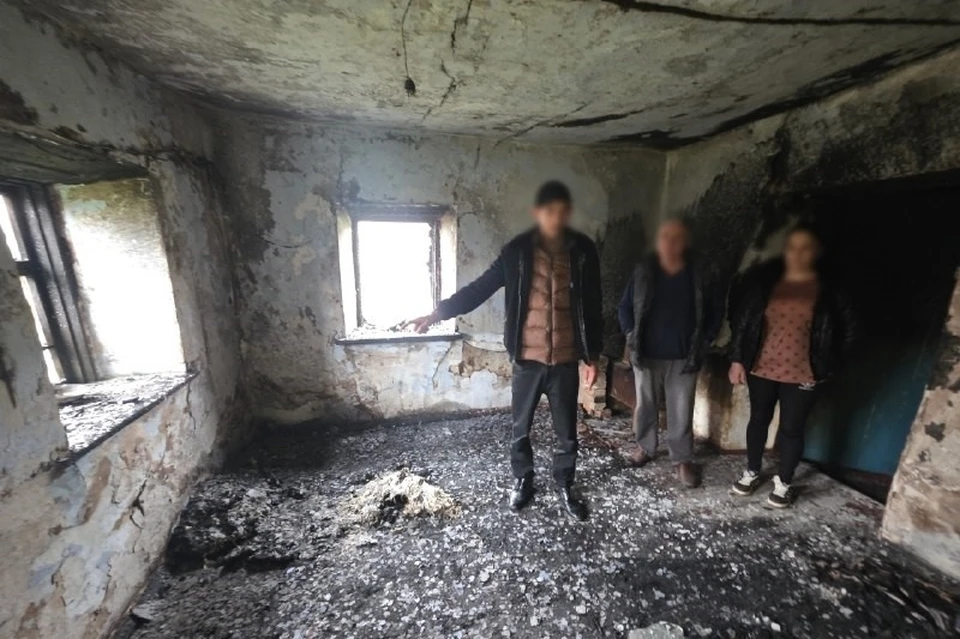 На Ставрополье полицейские нашли мужчину, от обиды поджегшего чужой дом0