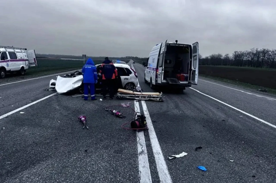 На трассе «Ростов - Ставрополь» в смертельной аварии пострадали пять человек0