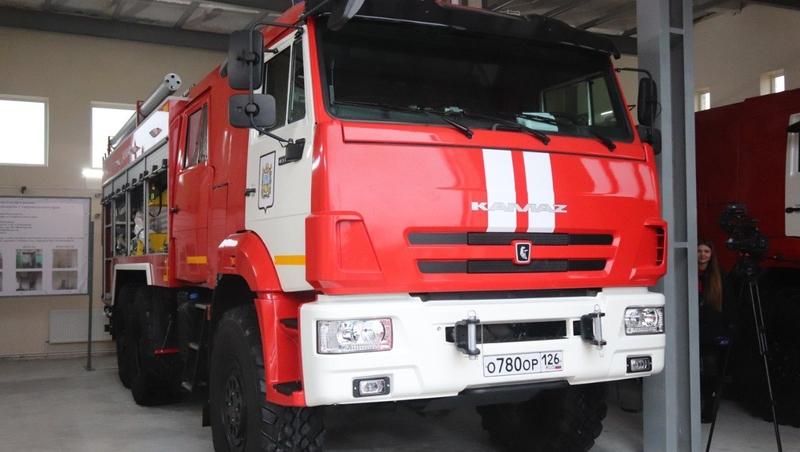 Новую пожарную часть ПАСС открыли в селе на Ставрополье