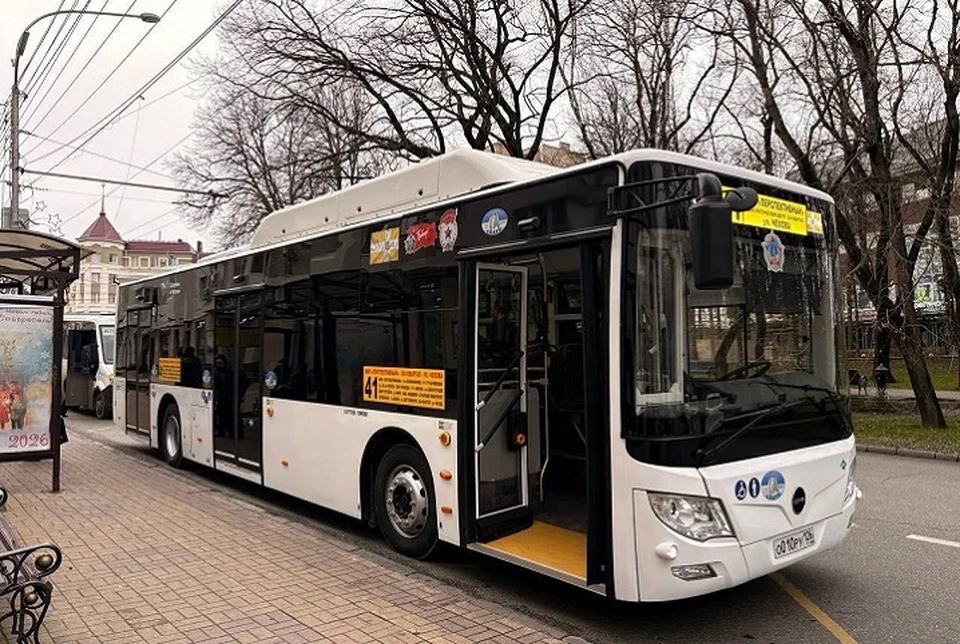 Новый автобус на 100 пассажиров выйдет на маршрут № 41 в Ставрополе0