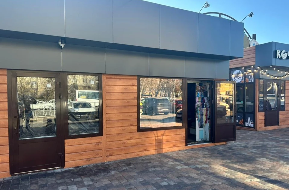 Обновление фасадов рынка на улице Тухачевского завершили в Ставрополе0