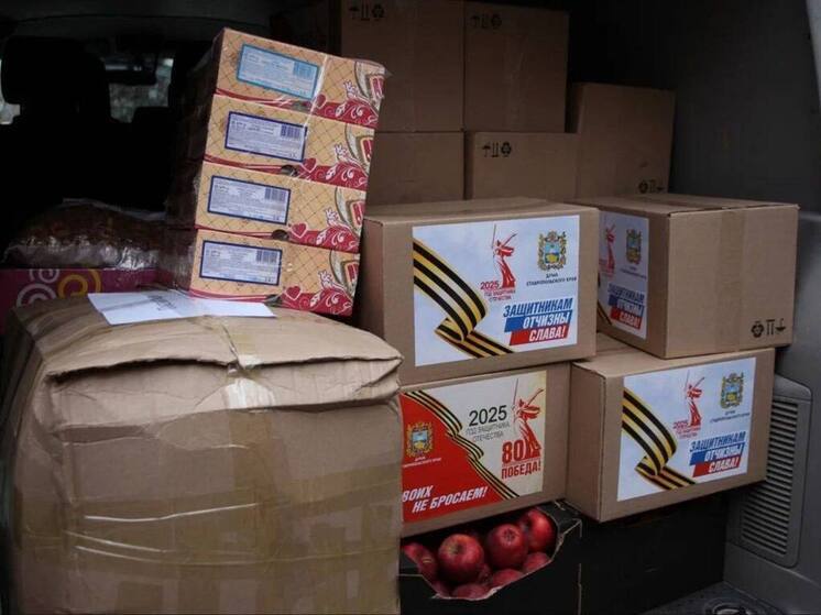 Ставропольцы доставили новогодние подарки и гуманитарную помощь в ЛНР