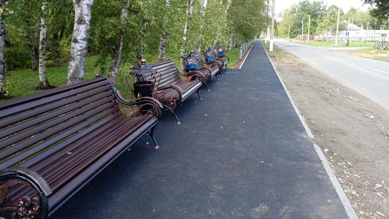 Тротуары отремонтировали в четырёх сёлах Петровского округа