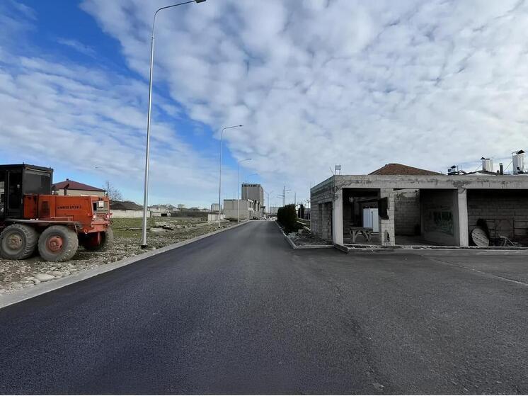 В Баксане завершается ремонт улицы Парковой