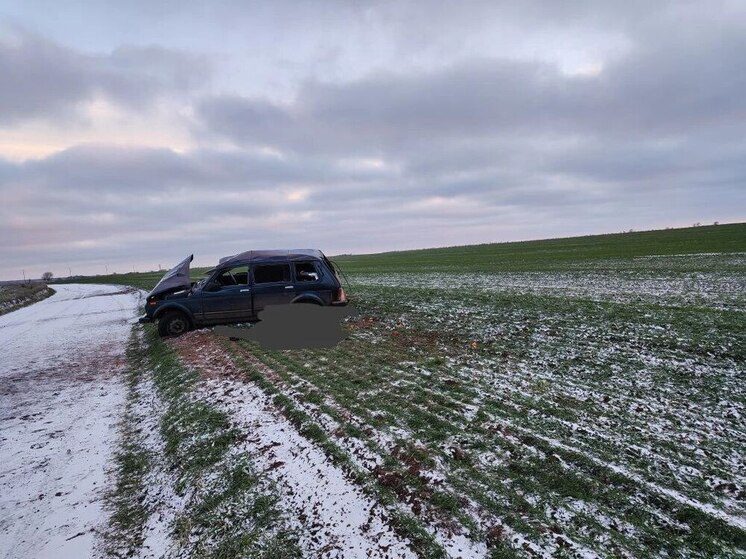 В Ипатовском округе при опрокидывании автомобиля погиб пассажир