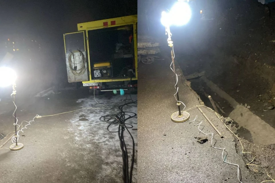 В Кисловодске восстановили теплотрассу после аварии0