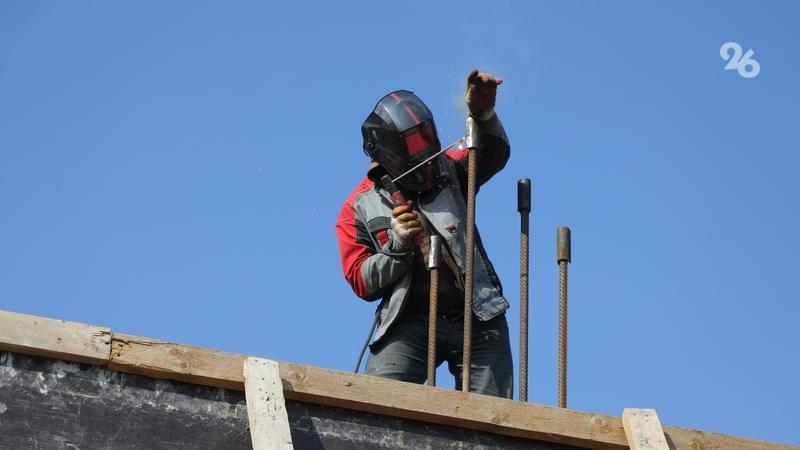 В Михайловске строители возвели стены двухэтажного детского сада