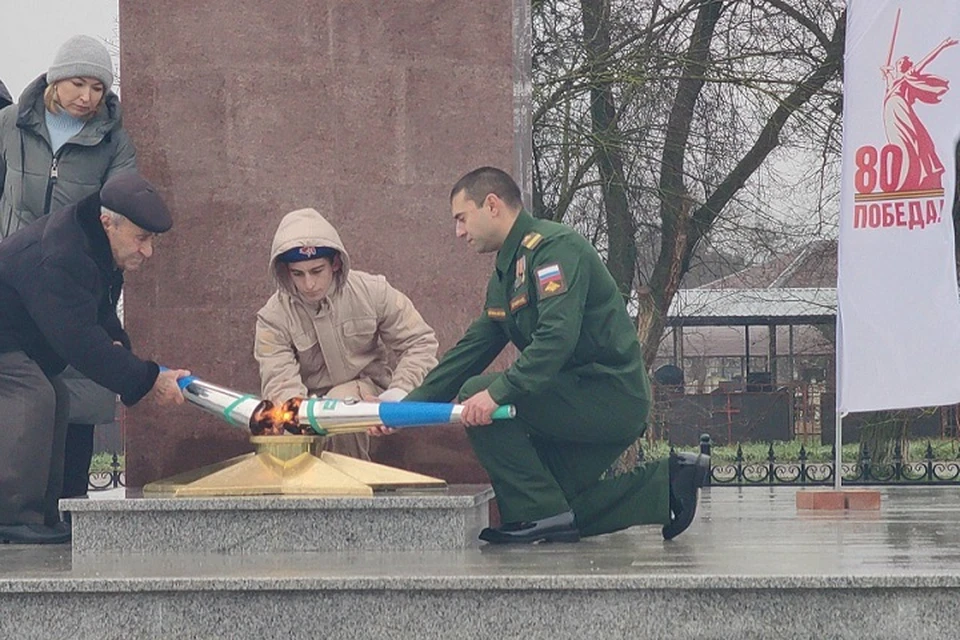 В селе на Ставрополье после реконструкции открыли воинский мемориал0