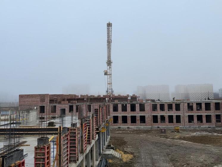  В Ставрополе продолжают строительство новой школы на улице Андрея Голуба