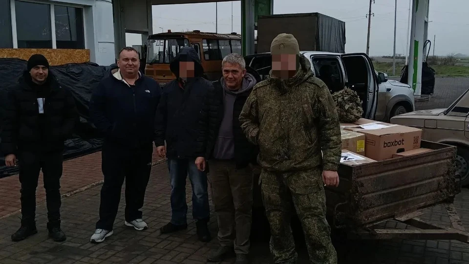 Жители округа Ставрополья доставили бойцам СВО гуманитарный груз0