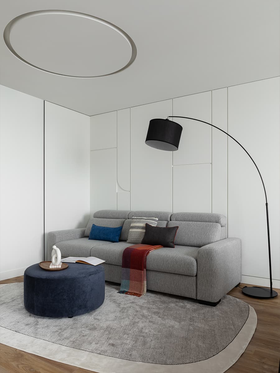 Обволакивающий интерьер квартиры для семьи из Екатеринбурга — проект Полины Караванской