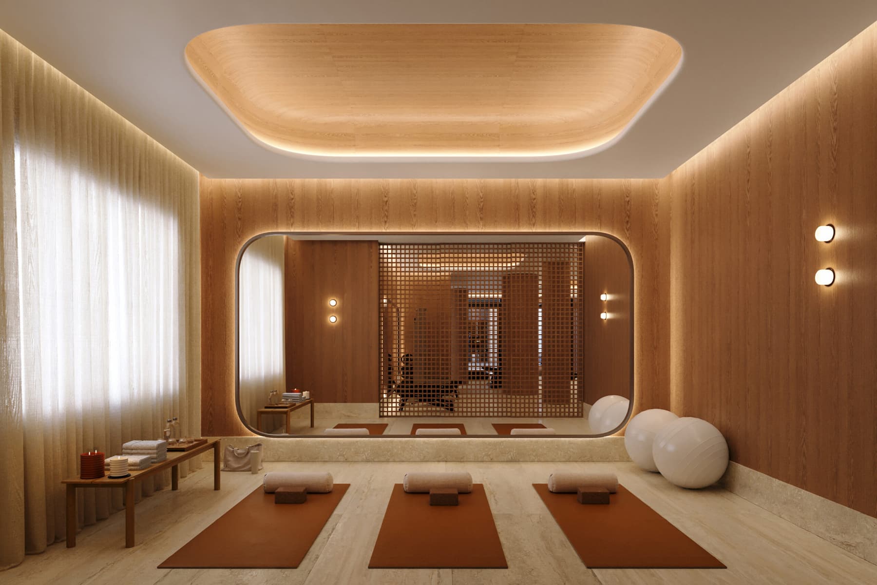 Диалог благородных материалов в интерьере клубного дома — проект Патрисии Уркиолы