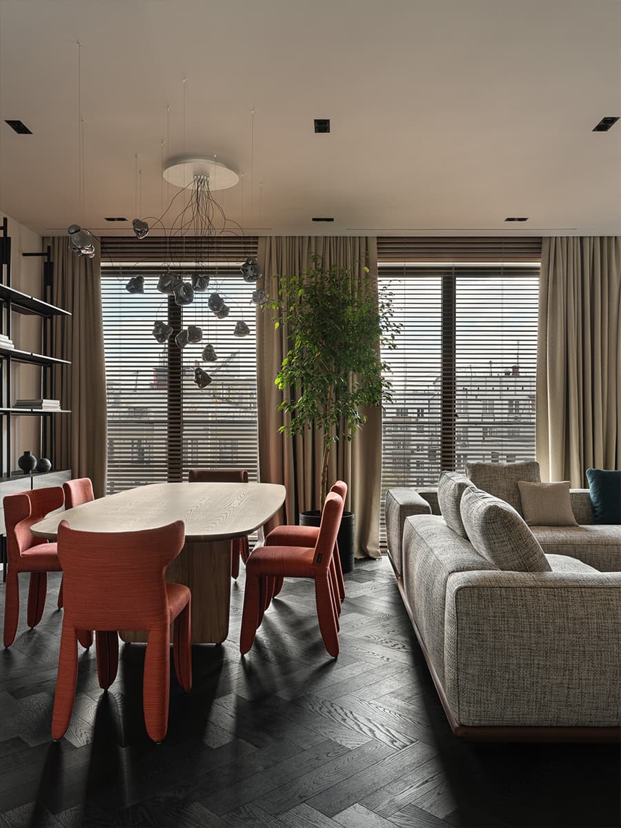 Молодежный интерьер большой квартиры для творческой девушки — проект ART-UGOL