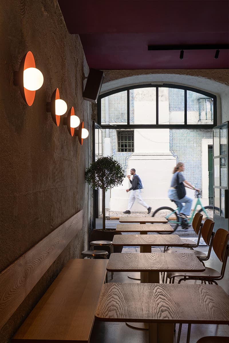 Динамичный интерьер небольшого ресторана в Лиссабоне — проект Светланы Вахтиной