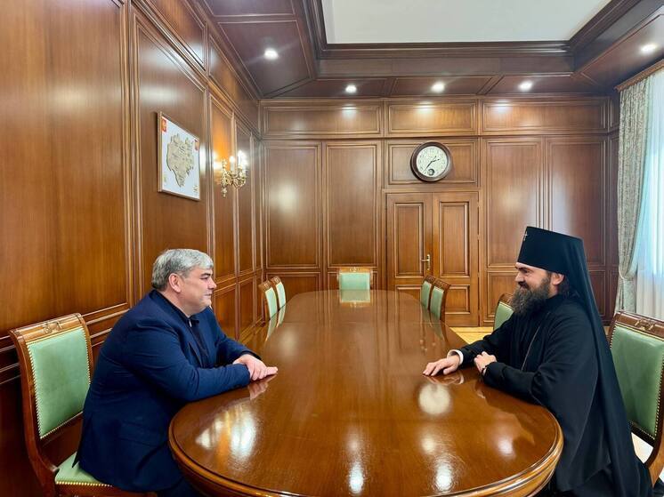 Глава КБР Казбек Коков и архиепископ Феофилакт обсудили укрепление межконфессиональных отношений