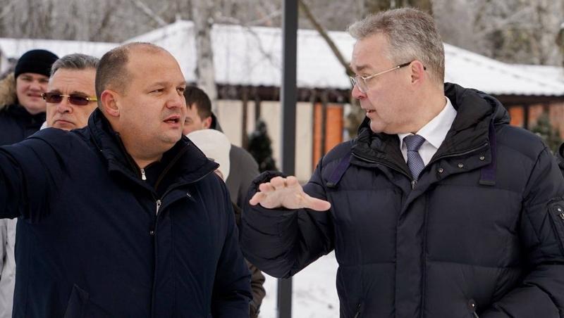 Глава Ставрополья проверил благоустройство парка им. Говорухина в Железноводске