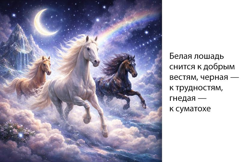 К чему снятся лошади, верховая езда и единороги: толкование согласно сонникам и здравому смыслу2