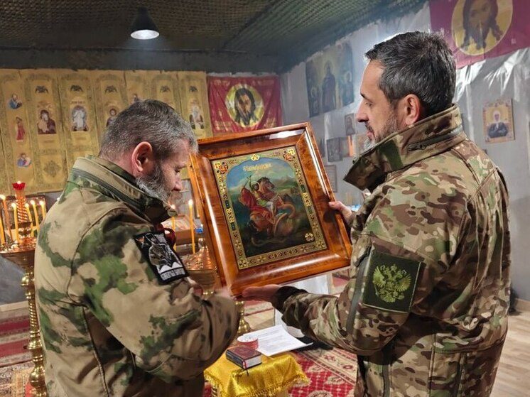 Казаки из разведывательной бригады «Терек» почтили память погибших товарищей