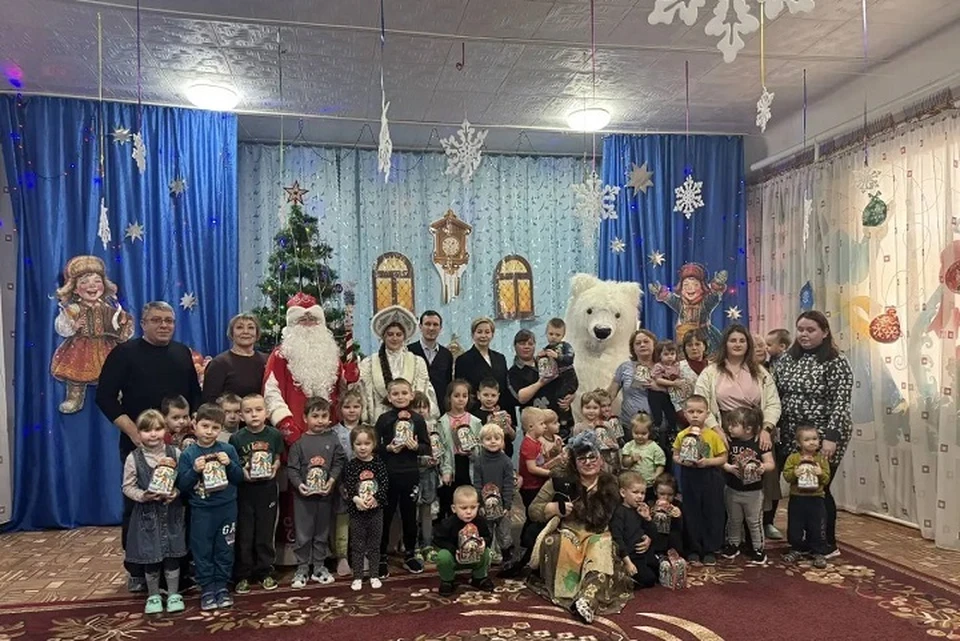 Луганским детям передали подарки из Труновского округа Ставрополья0