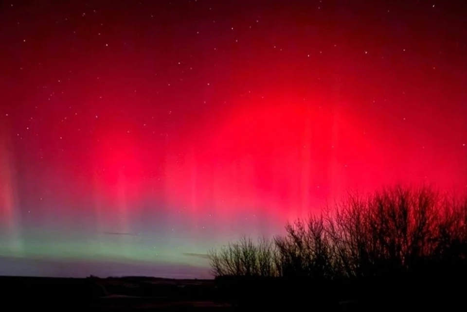Может больше не повториться: уникальное северное сияние дошло до Ставрополья0