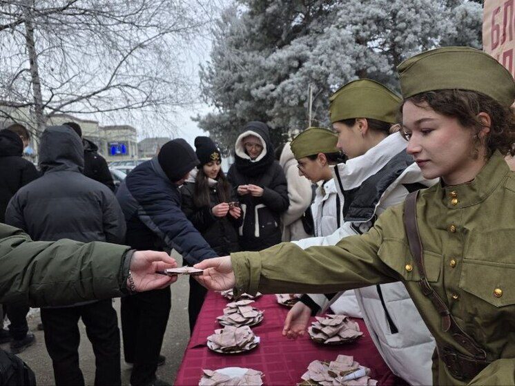 На Ставрополье испекли блокадный хлеб
