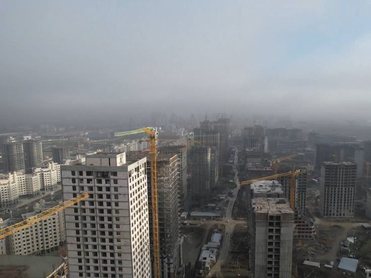 На второй линии района Путина в Грозном ведётся подготовка к старту фасадных работ