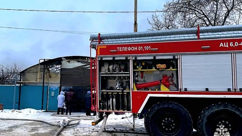 Ожоги лица и тела получил пенсионер при крупном пожаре в Михайловске