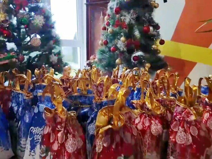 Полицейские Кабардино-Балкарии поздравили детей-сирот с Новым годом