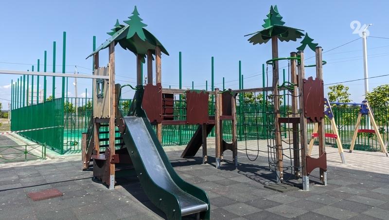 Половину от запланированных работ по Скверу семьи уже выполнили в Невинномысске