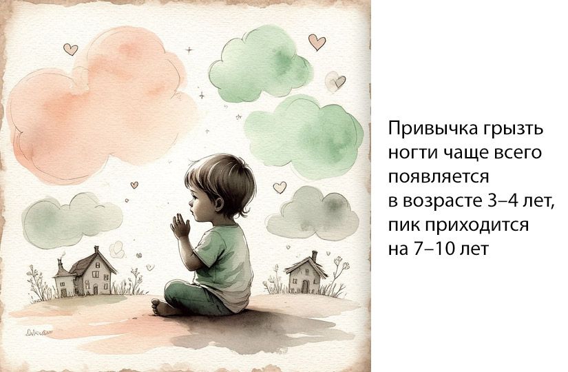 Ребёнок грызёт ногти: что делать родителям0