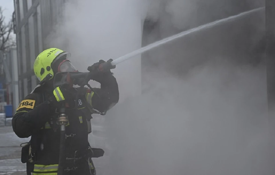 Спасатели потушили крупный пожар в Ставрополе0