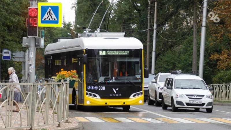 Трамваи и троллейбусы будут работать до часу ночи на Рождество на Ставрополье