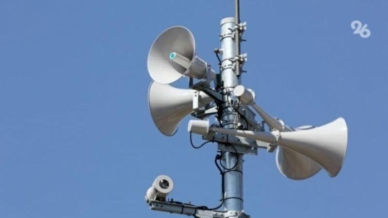 Тренировка по оповещению населения проходит в Георгиевском округе