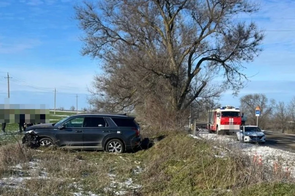 В Буденновском округе Ставрополья водитель вылетел с дороги и получил травмы0
