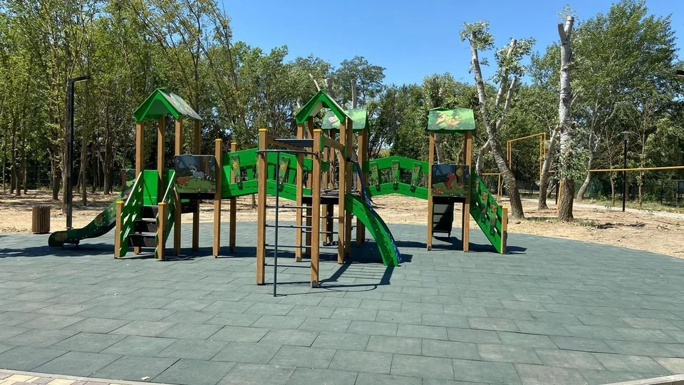 В Левокумском округе Ставрополья реализовали восемь проектов благоустройства0