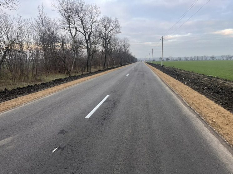 В Новоалександровском округе Ставрополья завершился трёхлетний ремонт ключевой дороги