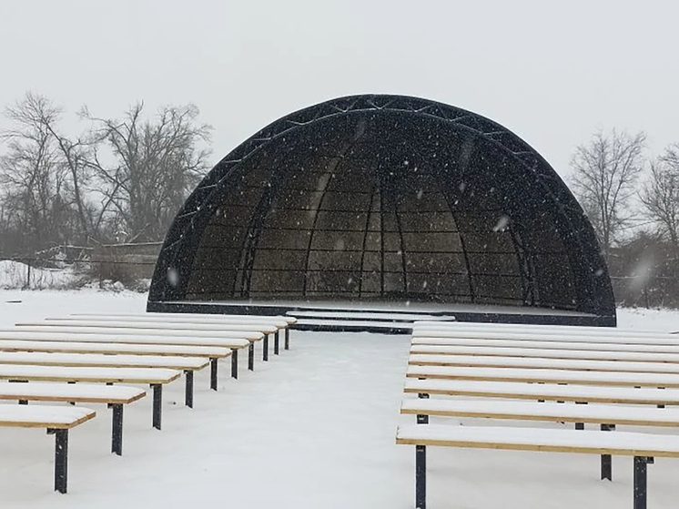 В одной из школ Новоалександровского округа Ставрополья появилась уличная сцена