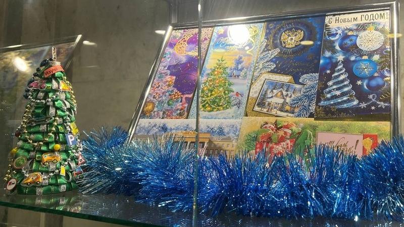 В полиции Ставрополья открылась новогодняя выставка