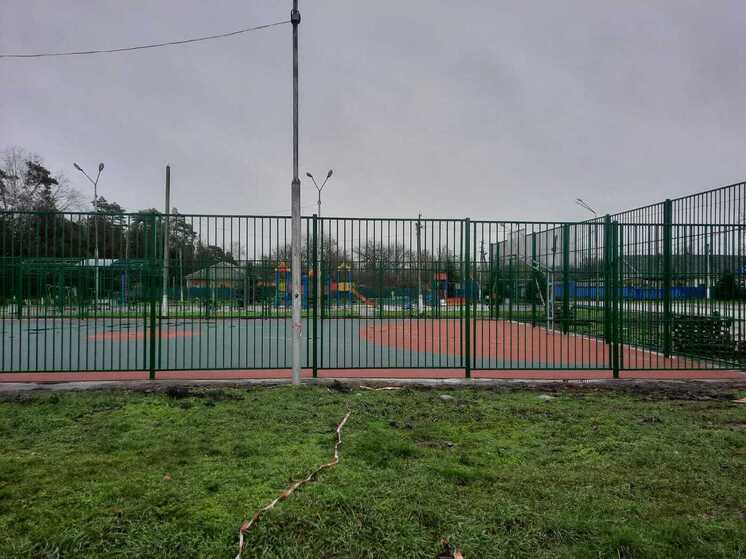 В посёлке Темижбекском Новоалександровского округа Ставрополья отремонтировали спортплощадку